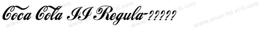 Coca Cola II Regula字体转换